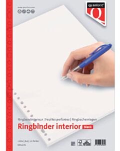 Ringbandinterieur A4 blanco 23-gaats 100 vel Quantore