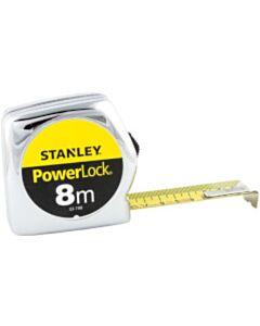 Rolbandmaat 8 meter Stanley PowerLock ABS