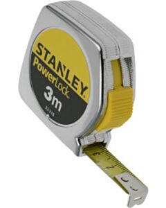 Rolbandmaat 3 meter Stanley PowerLock metaal