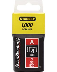 Stanley nietjes 4 mm type A 1000 stuks