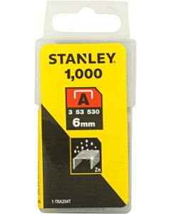 Stanley nietjes 6 mm type A 1000 stuks