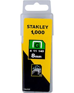Stanley nietjes 8 mm type G 1000 stuks