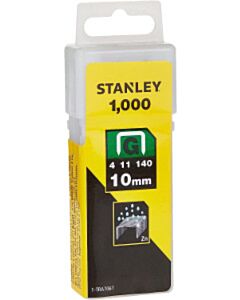 Stanley nietjes 10 mm type G 1000 stuks