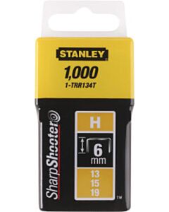 Stanley nietjes 6 mm type H 1000 stuks