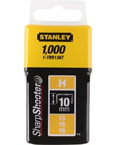 Stanley nietjes 10 mm type H 1000 stuks