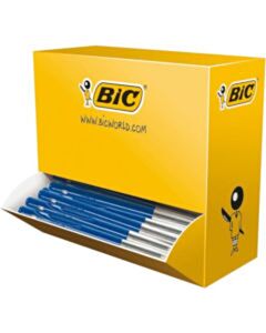 100x Bic M10 balpen blauw medium