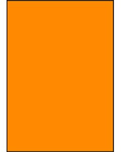 Oranje A4 etiketten 210 x 297 mm 100 vel Sorex