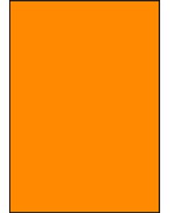 Oranje A4 etiketten 210 x 297 mm (100 vel)