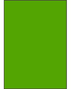 Groene A4 etiketten 210 x 297 mm (100 vel)