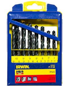 Irwin metaalborenset HSS Pro 19-delig