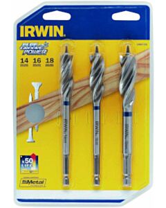 Irwin speedborenset Blue Groove Power 14/16/18mm