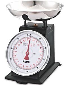 Analoge keukenweegschaal 5 kg / 20 g Perel