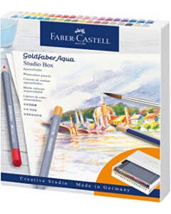 Aquarelpotloden Faber-Castell Goldfaber studiobox 38+3 stuks
