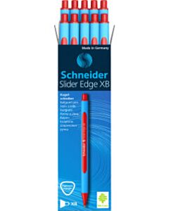 10x Schneider Slider Edge XB balpen rood