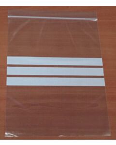 100 Gripzakjes 190 x 250 mm met schrijfvlak 90 micron