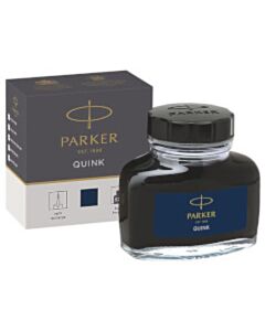Vulpeninkt Parker Quink blauw/zwart permanent 57ml