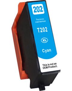 Huismerk Epson 202XL cartridge cyaan