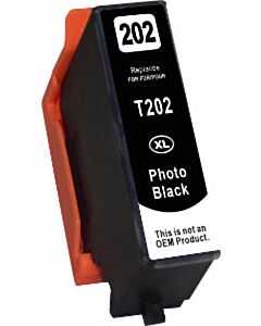 Huismerk Epson 202XL cartridge foto zwart
