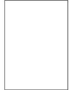 Transparante A4 etiketten 210 x 297 mm (25 vel)