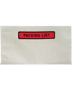 1000 Paklijstenveloppen DL 225x122mm Packing List PE