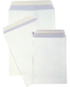 250 Witte zelfklevende akte enveloppen EC4 240 x 340 mm
