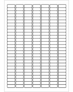 A4 etiketten 25,4 x 10 mm wit (100 vel)