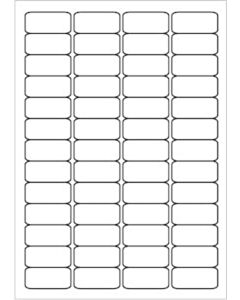 A4 etiketten 45,7 x 21,2 mm wit (100 vel)