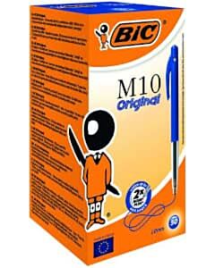 50x Bic M10 balpen blauw medium