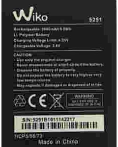 Wiko Pulp 3G / 4G accu 5251 origineel
