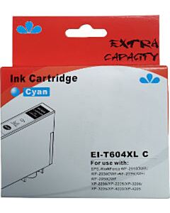 Huismerk Epson 604XL cartridge cyaan
