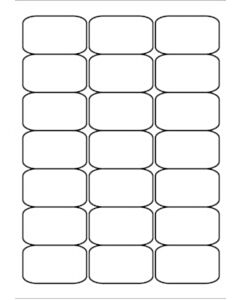 A4 etiketten 63,5 x 38,1 mm wit (100 vel)
