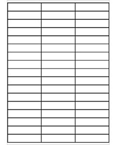 A4 etiketten 70 x 16,9 mm wit (100 vel)