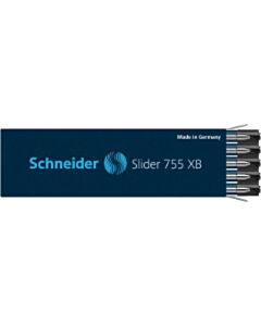 10 Schneider Slider 755 XB balpenvullingen zwart