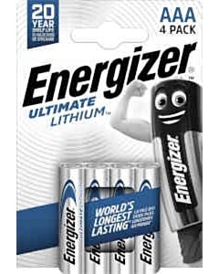 Energizer lithium AAA batterijen (4)