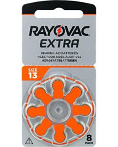 Rayovac Extra type 13 oranje (8 pak)
