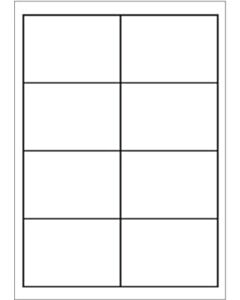 A4 etiketten 97 x 67,7 mm wit (100 vel)