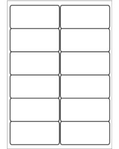 A4 etiketten 99,1 x 46,6 mm wit (100 vel)