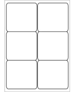 A4 etiketten 99,1 x 93,1 mm wit 100 vel huismerk