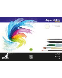 Aquarelblok A3 16 vel 300 gram roomwit Kangaro