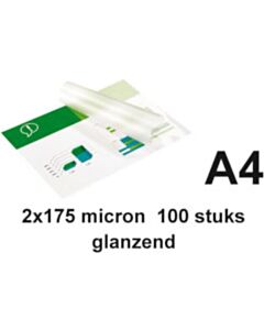 GBC A4 lamineerhoezen glanzend 2x175 micron 100 stuks