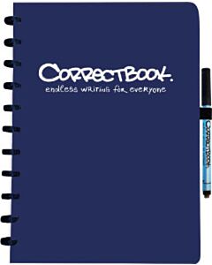 Correctbook A4 blanco 40blz marineblauw Original