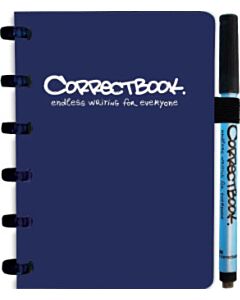 Correctbook A6 lijn 40blz marineblauw Original