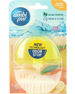 Toiletblok Ambi Pur Lemon & Mandarin navulbaar 55 ml