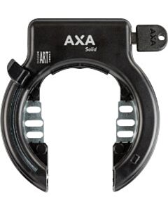 Ringslot AXA Solid met spatbordbevestiging ART** zwart