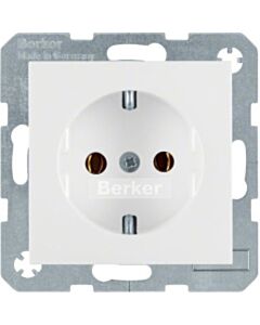 Berker wandcontactdoos S.1/B.3/B.7 wit glans 6147438989