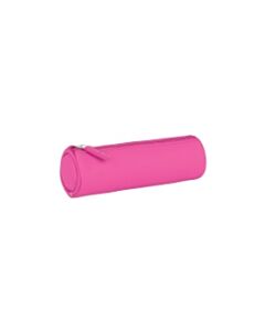 Pennenetui Quattro Colori roze rond