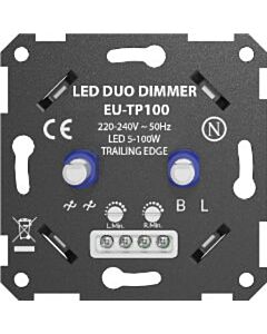 Ratio LED duo dimmer 5-100W