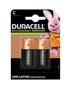 Oplaadbare C batterijen van Duracell (2)
