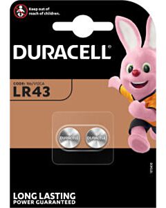 LR43 knoopcel batterijen van Duracell (2)