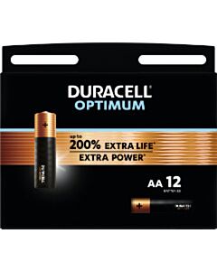 Duracell Optimum AA batterijen (12)